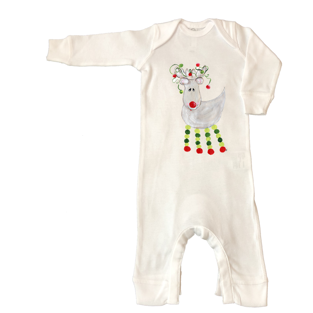 Rib Coverall Infant Baby Christmas IBRC464