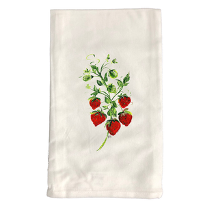 Kitchen Towel 183 Strawberries on Stem