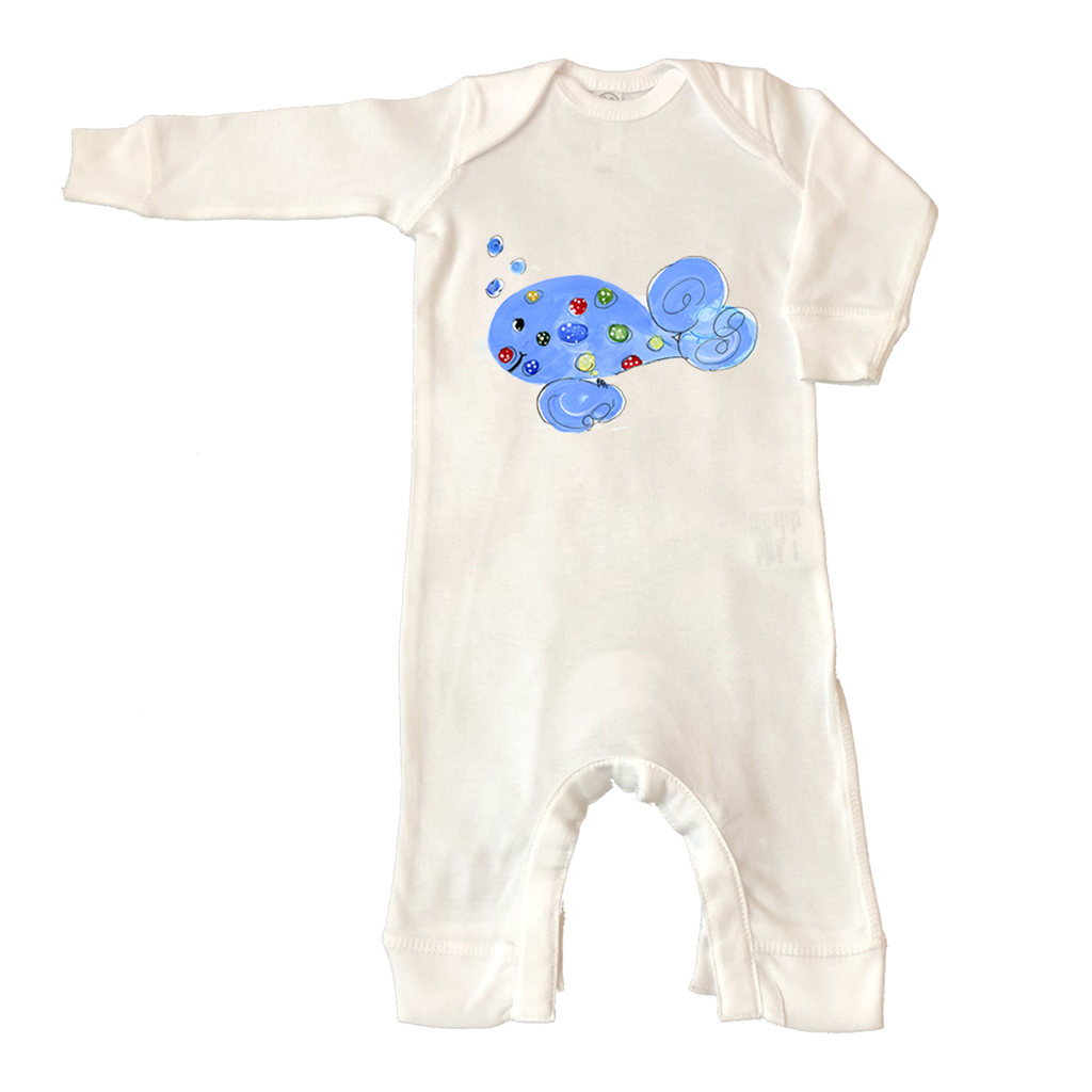 Rib Coverall Infant Baby 782 Dan the Whale