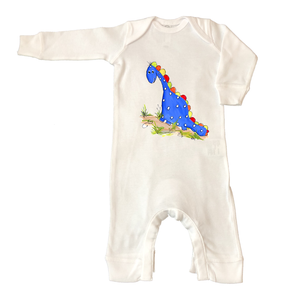 Rib Coverall Infant Baby 920 Multicolor Dino