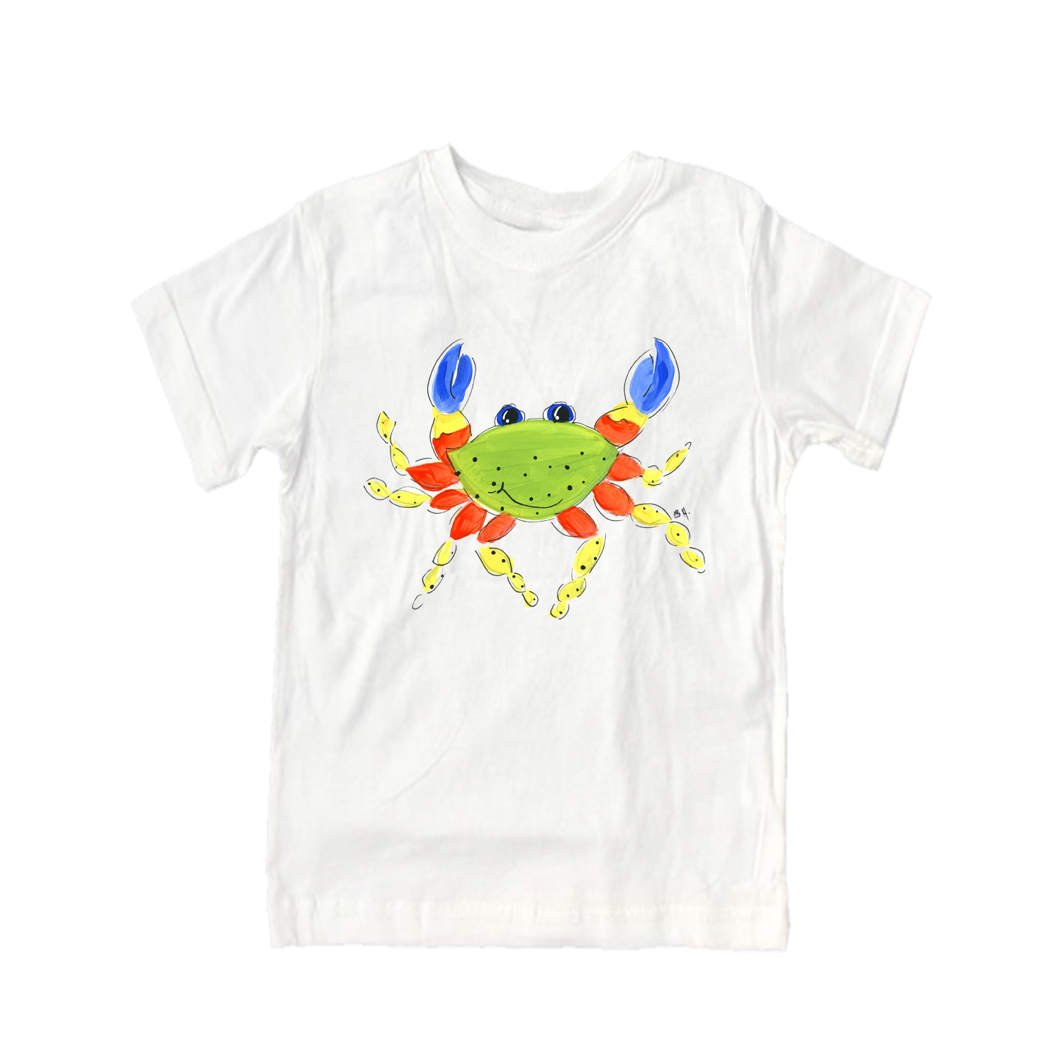 Cotton Tee Shirt Short Sleeve 922 Crazy Crab