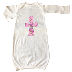 Infant Gown 1065  Pink - Bless this Child