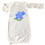 Infant Gown 250 Blue Elephant