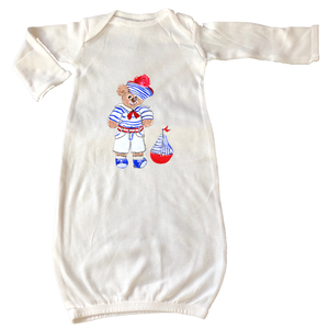 Infant Gown 530 Sailor Bear