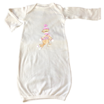 Infant Gown 724 Pink Sock Monkey