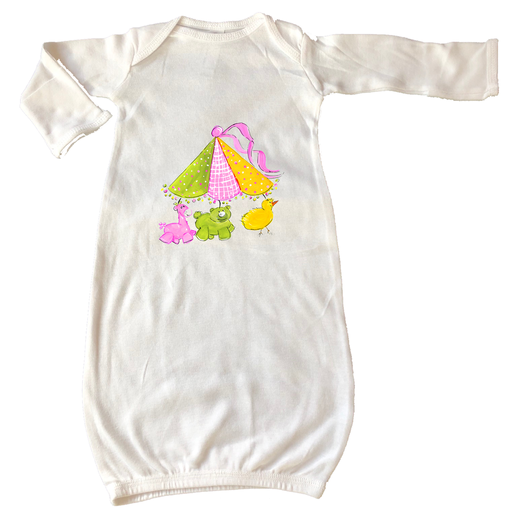 Infant Gown 896 Animal Mobile - Girl