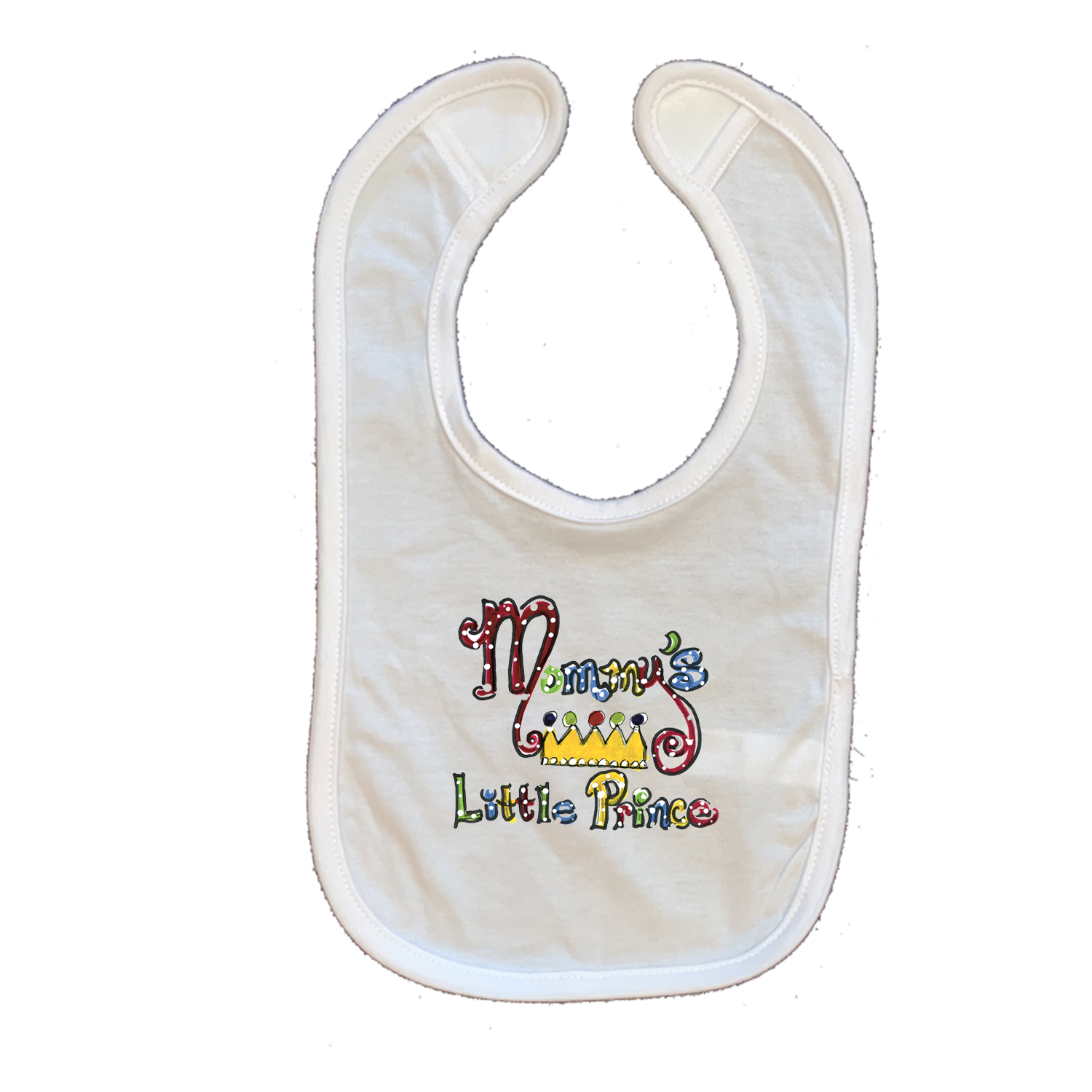 Cotton Infant Bib 1056 Mommy's Little Prince