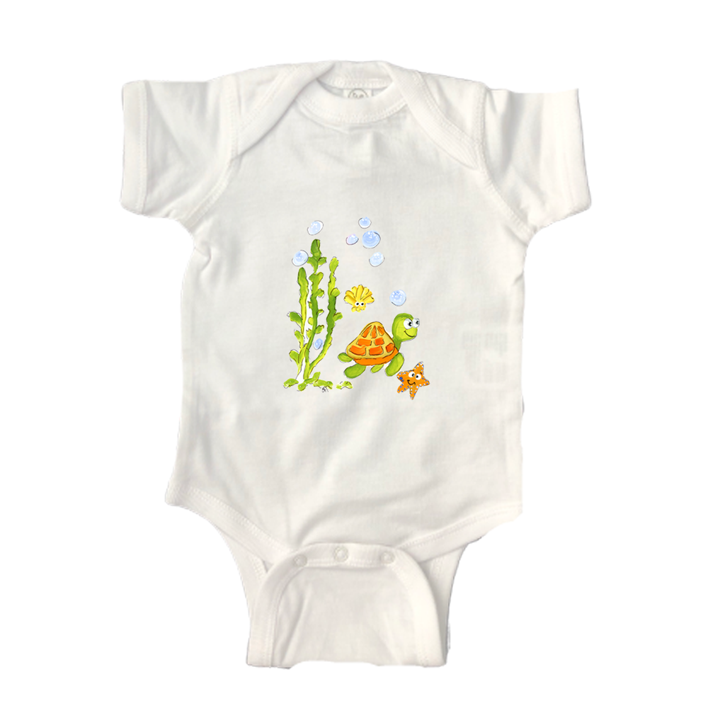 Bodysuit Short Sleeve ON 1025 Turtle and Friends