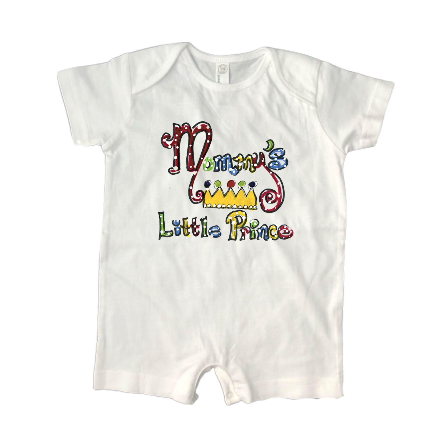Cotton Romper 1056 Mommy's Little Prince