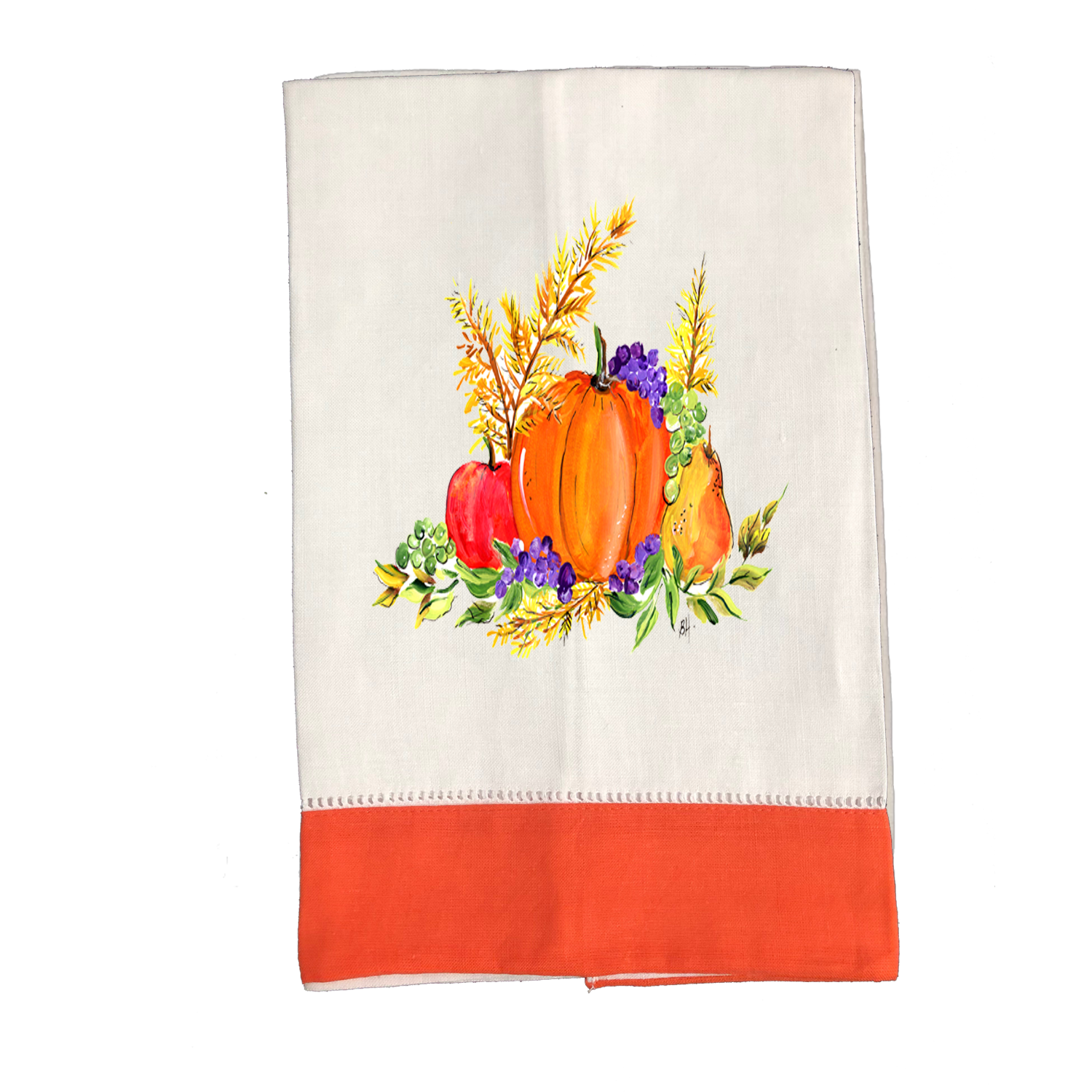 Tea Towel Fall 171 Fall Pumpkins & Fruit O