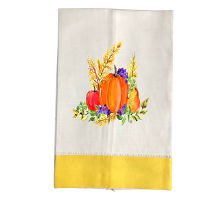 Tea Towel Fall 171 Fall Pumpkins & Fruit Y