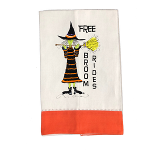 Tea Towel Fall 184 Witch O