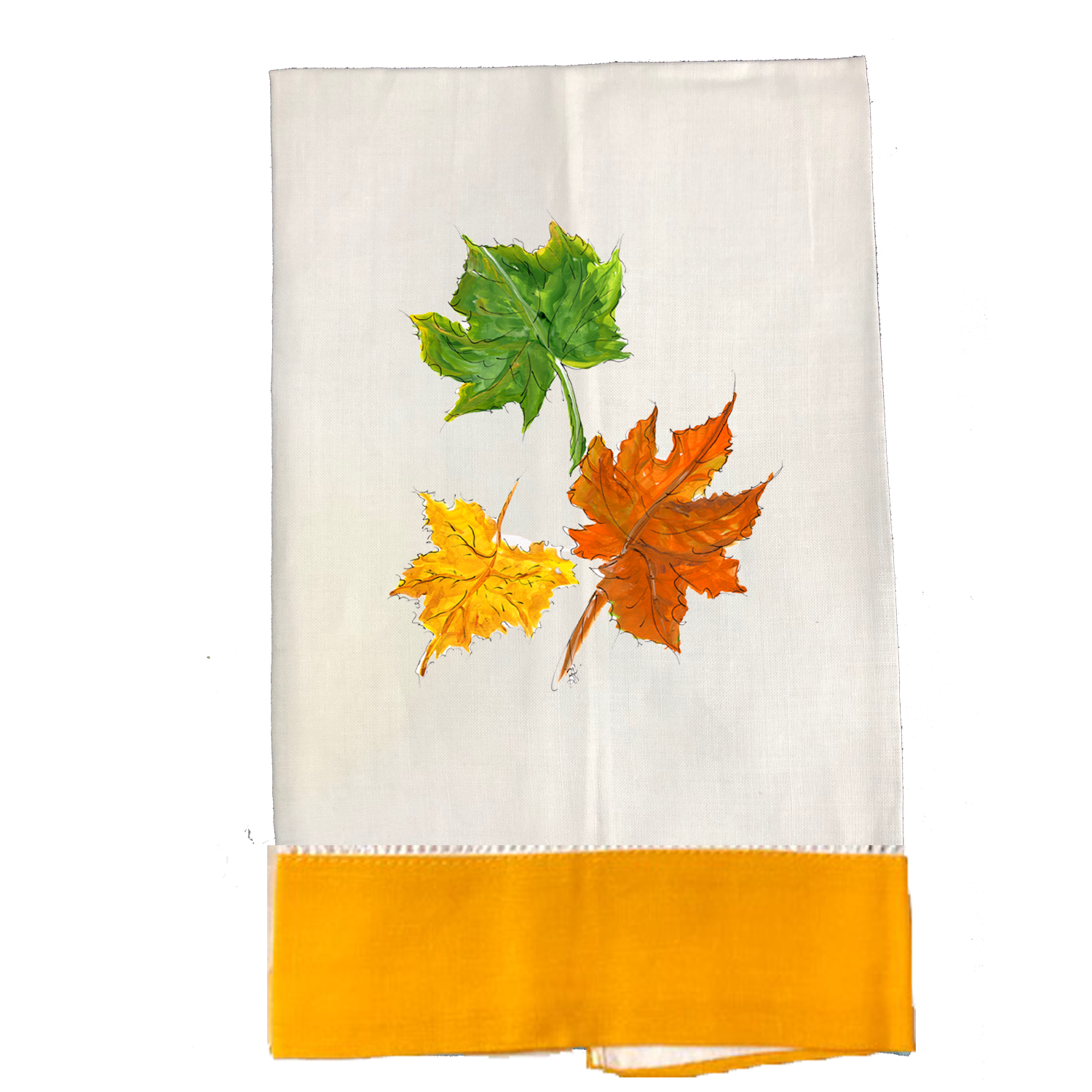 Tea Towel Fall 634 Fall Leaves M