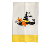 Tea Towel Fall 714 Witch Hat and Spider Y