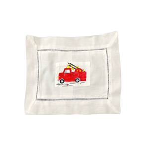 Large Tooth Fairy Pillow Firetruck - TF57