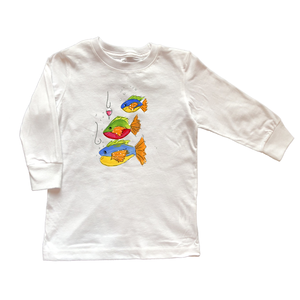 Cotton Tee Shirt Long Sleeve 1024 Fish & Hooks