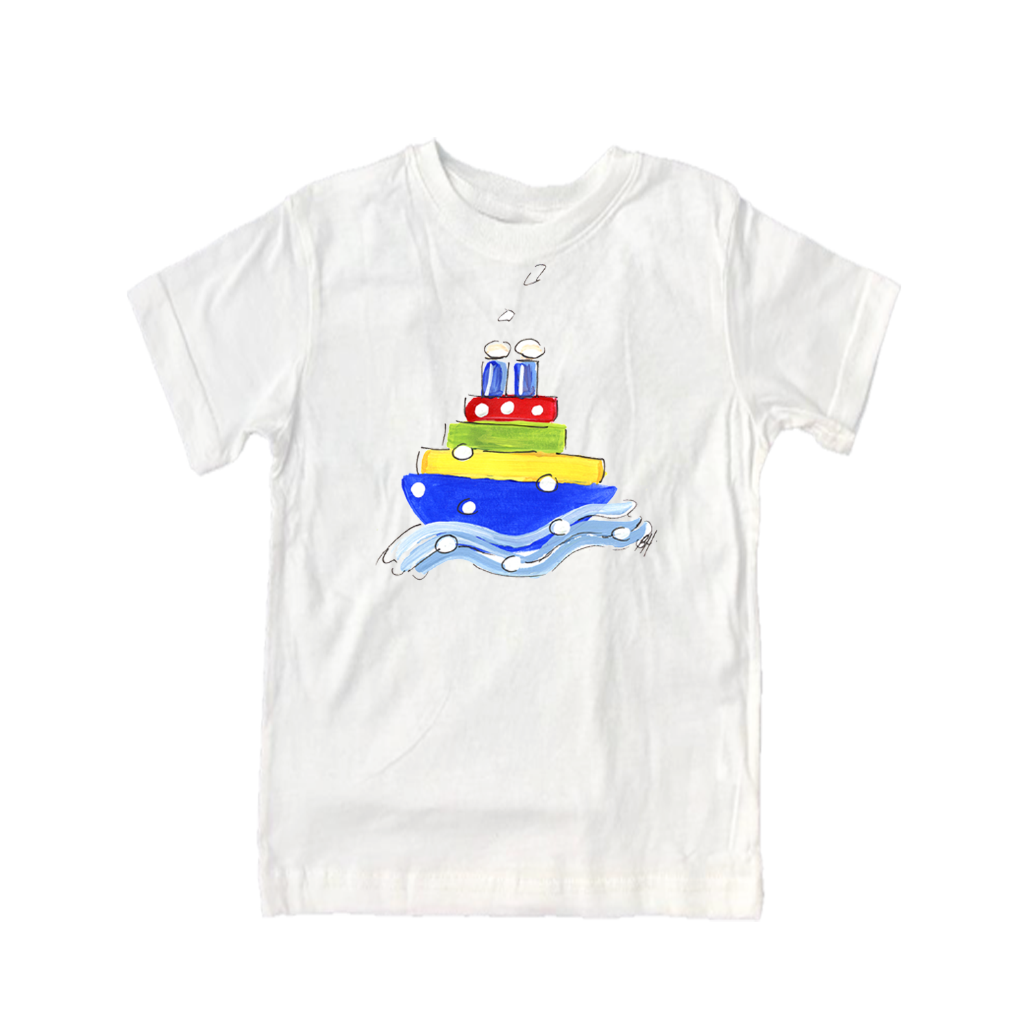 Cotton Tee Shirt Short Sleeve 1040 Tugboat