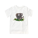 Cotton Tee Shirt Short Sleeve 2127 Elephant