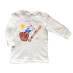 Cotton Tee Shirt Long Sleeve 408 Baseball