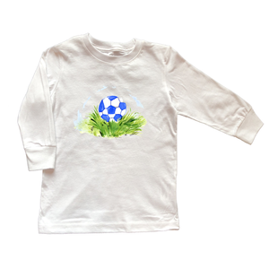 Cotton Tee Shirt Long Sleeve 605 Soccer