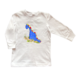 Cotton Tee Shirt Long Sleeve 920 Dino w-multi color